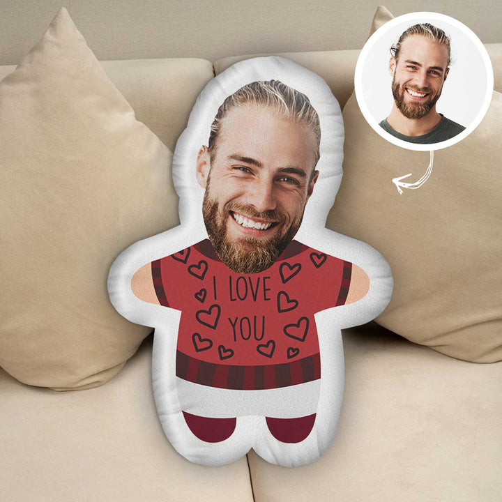 I Love You Boyfriend Pillow - Personalized Custom Shape Pillow - Gift For Couple, Boyfriend, Girlfriend, Wife, Husband, Family Members