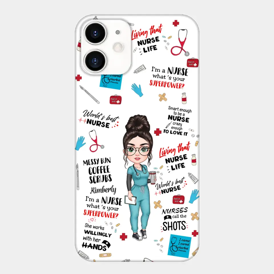 Personalized Custom Phone Case - Nurse's Day, Appreciation Gift For Nurse - World's Best Nurse