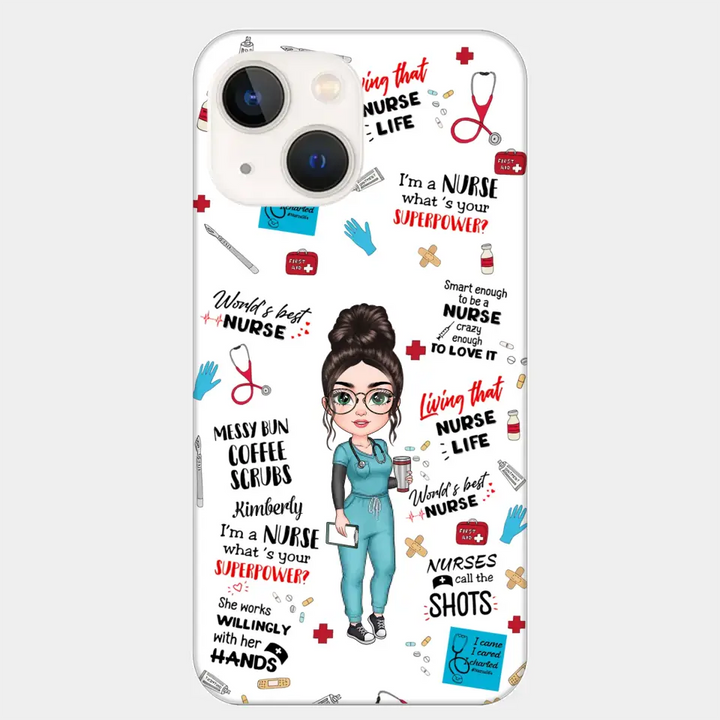 Personalized Custom Phone Case - Nurse's Day, Appreciation Gift For Nurse - World's Best Nurse