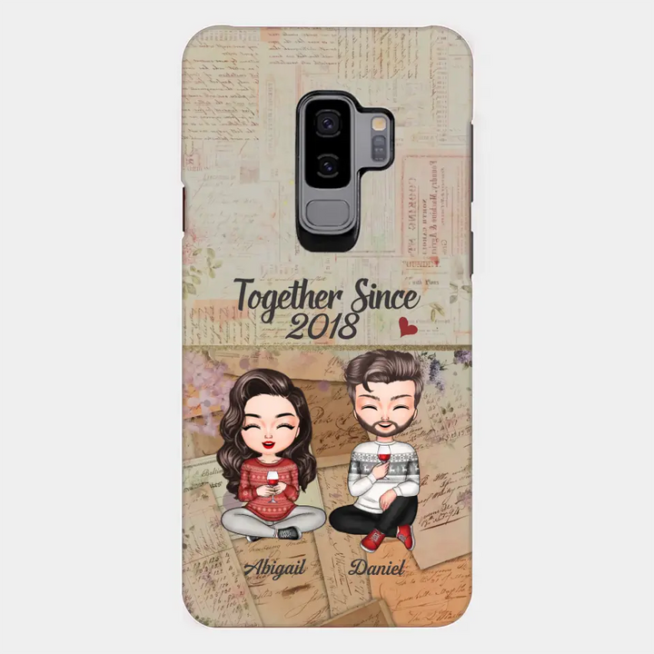 Personalized Phone Case - Gift For Couple - Together Since ARND0014