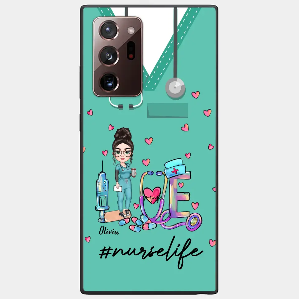 Personalized Custom Phone Case - Nurse Day, Appreciation Gift For Nurse - Love Nurse Life