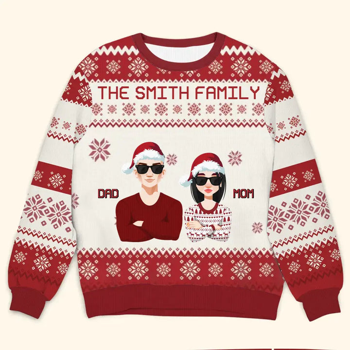 Christmas Family - Personalized Custom Ugly Sweater - Christmas Gift For Family, Family Members