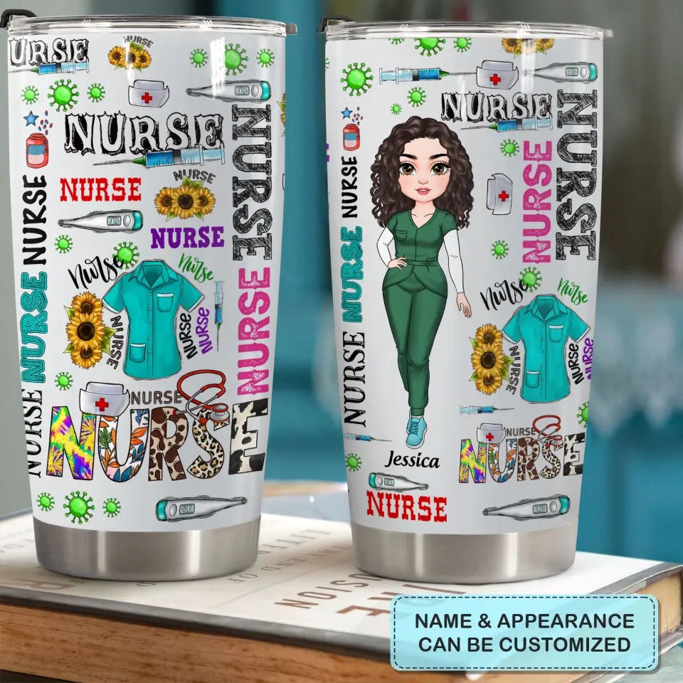 I'm A Nurse - Personalized Custom Tumbler - Nurse's Day, Appreciation Gift For Nurse