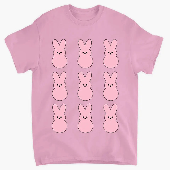 Easter Bunny Peeps V2 - Personalized Custom T-shirt - Easter Gift For Family, Family Members