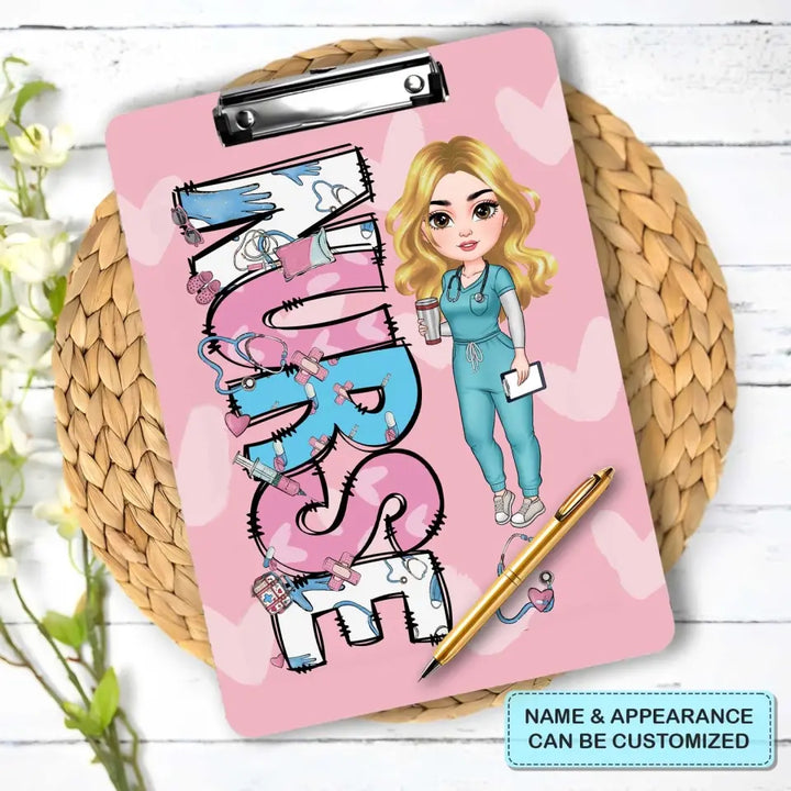 Nurse Life - Personalized Custom Clipboard - Nurse's Day, Appreciation Gift For Nurse
