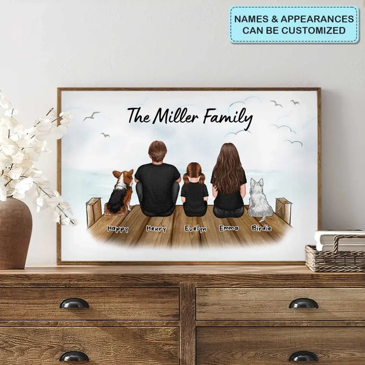 Our Family - Personalized Custom Poster - Gift For Family Members