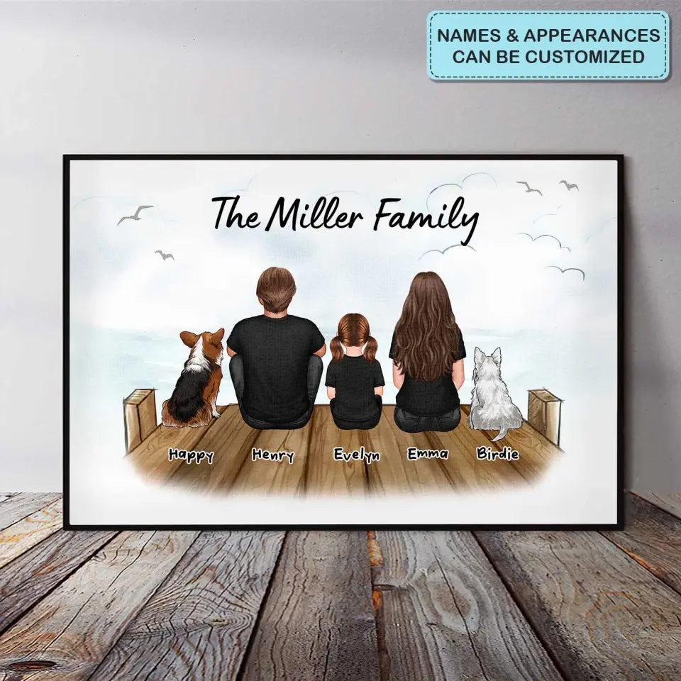 Our Family - Personalized Custom Poster - Gift For Family Members