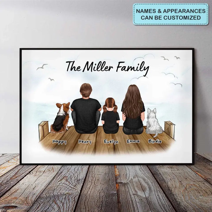 Our Family - Personalized Custom Poster - Gift For Family Members