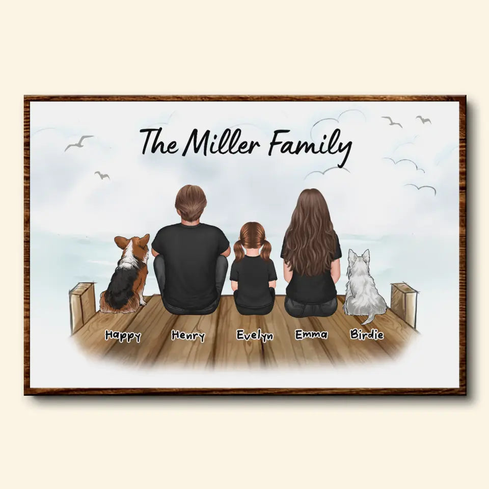 Our Family - Personalized Custom Poster - Gift For Family Members