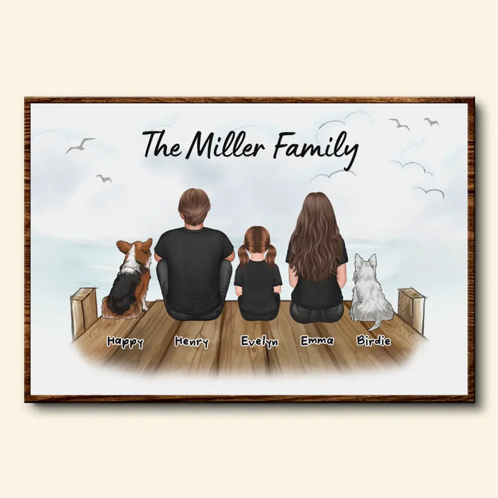 Our Family - Personalized Custom Poster - Gift For Family Members