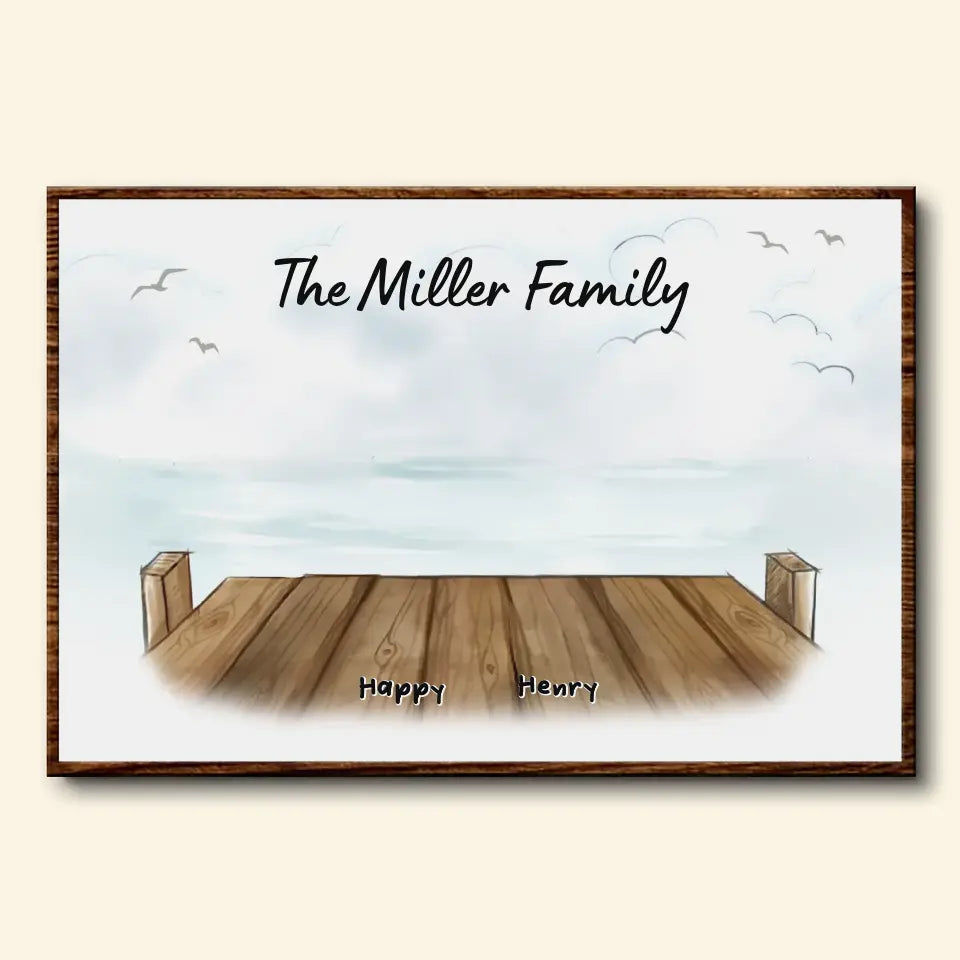 Our Family - Personalized Custom Poster - Gift For Family Members