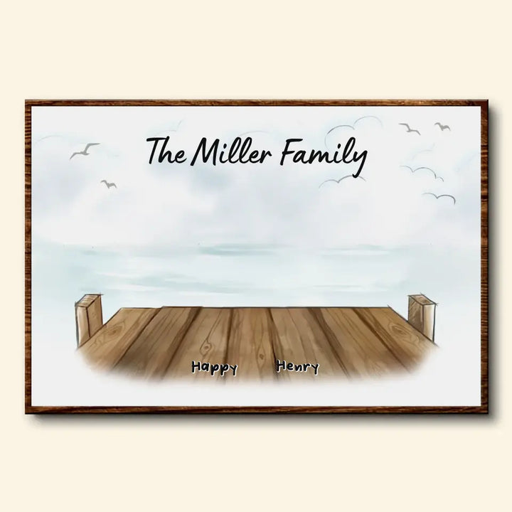 Our Family - Personalized Custom Poster - Gift For Family Members