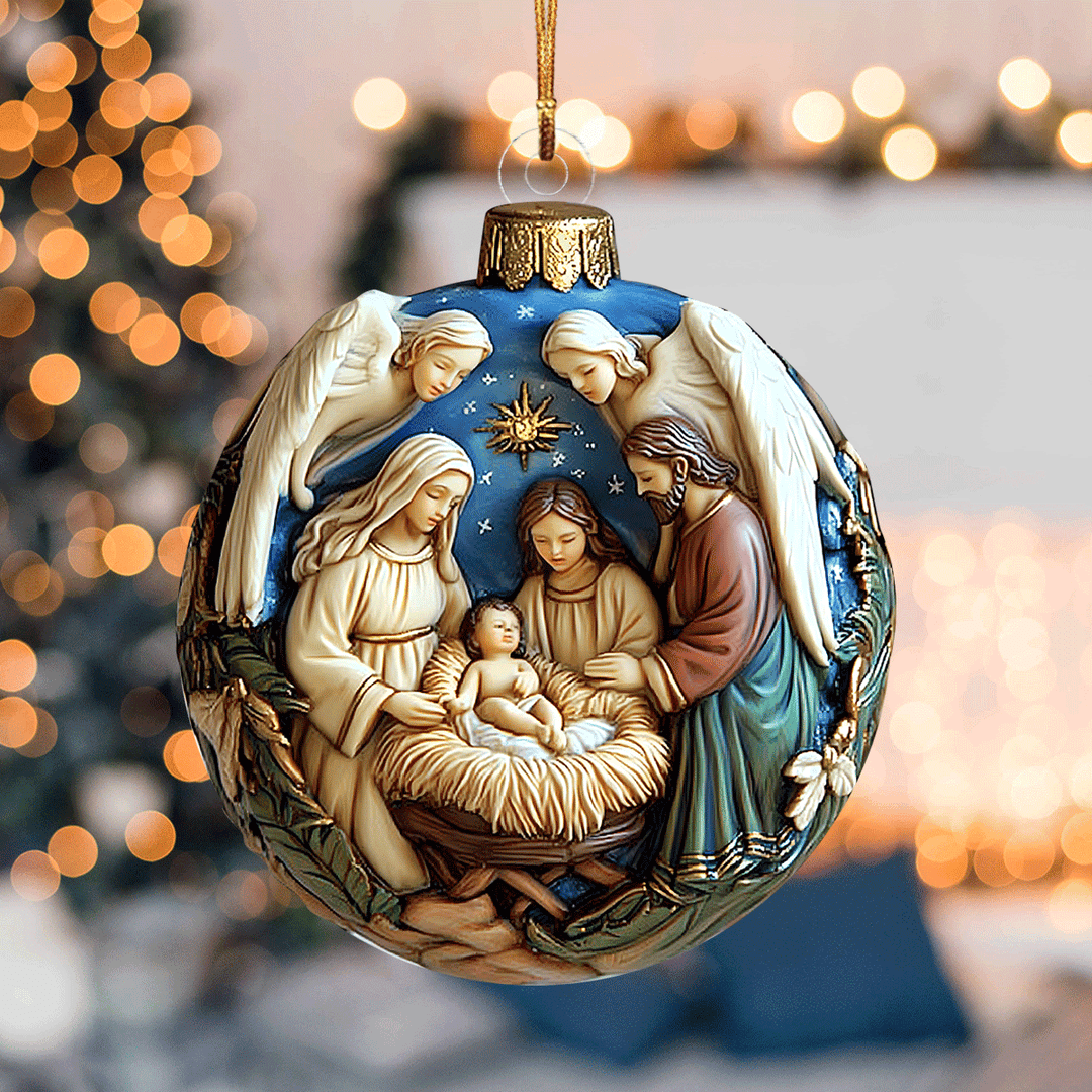 Christmas Blessing - Mica Ornament NCU0PD204