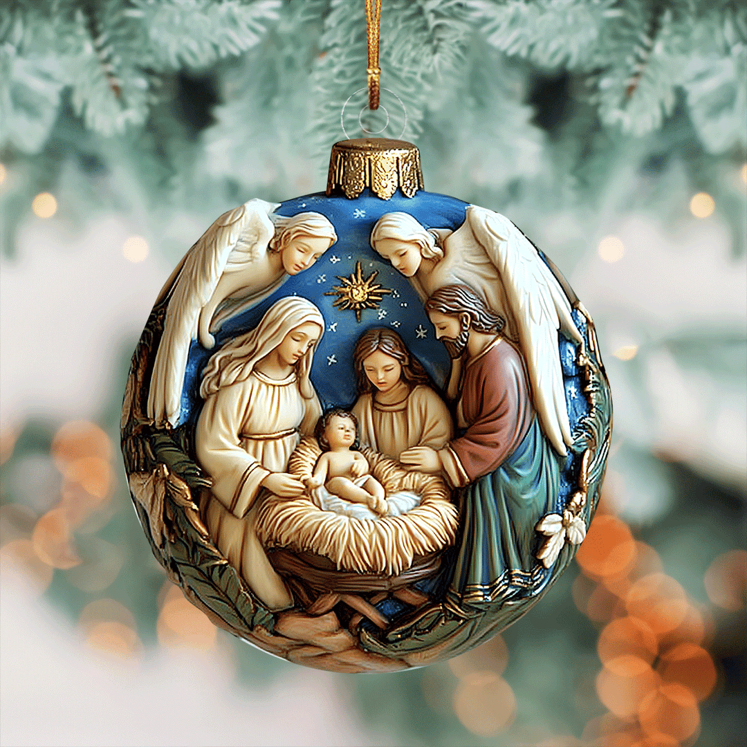Christmas Blessing - Mica Ornament NCU0PD204