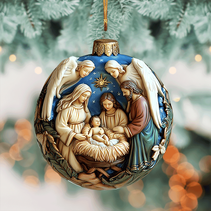 Christmas Blessing - Mica Ornament NCU0PD204