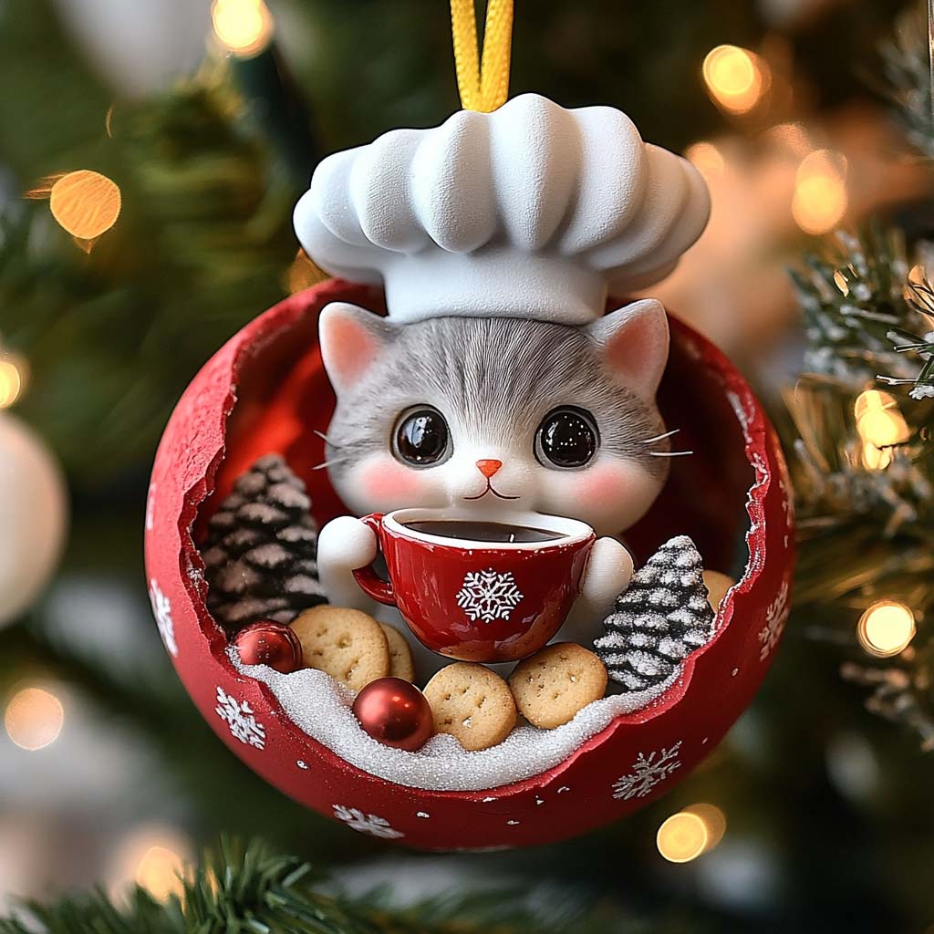 Cozy Cocoa Mica Ornament NCU0NT034