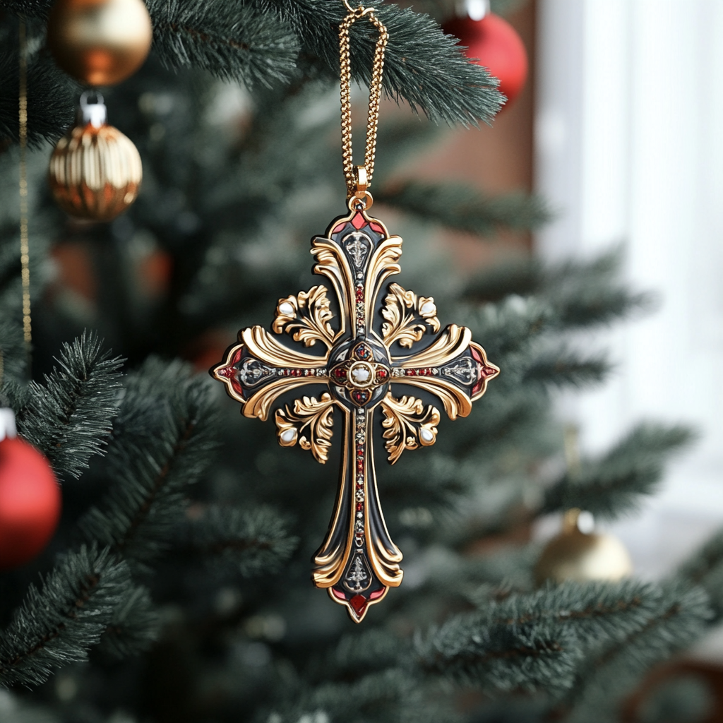 Divine Florals Mica Ornament NCU0PT115
