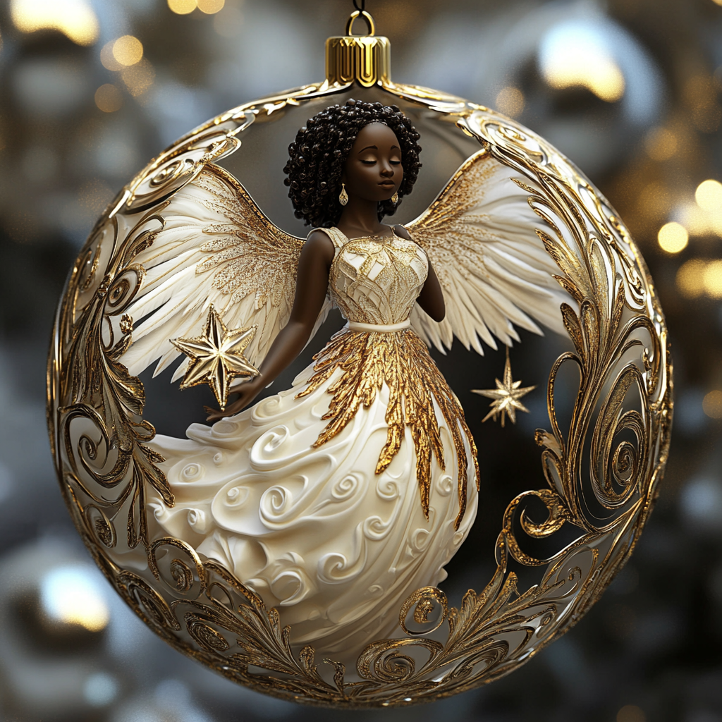 Ethereal Light Mica Ornament NCU0TL078