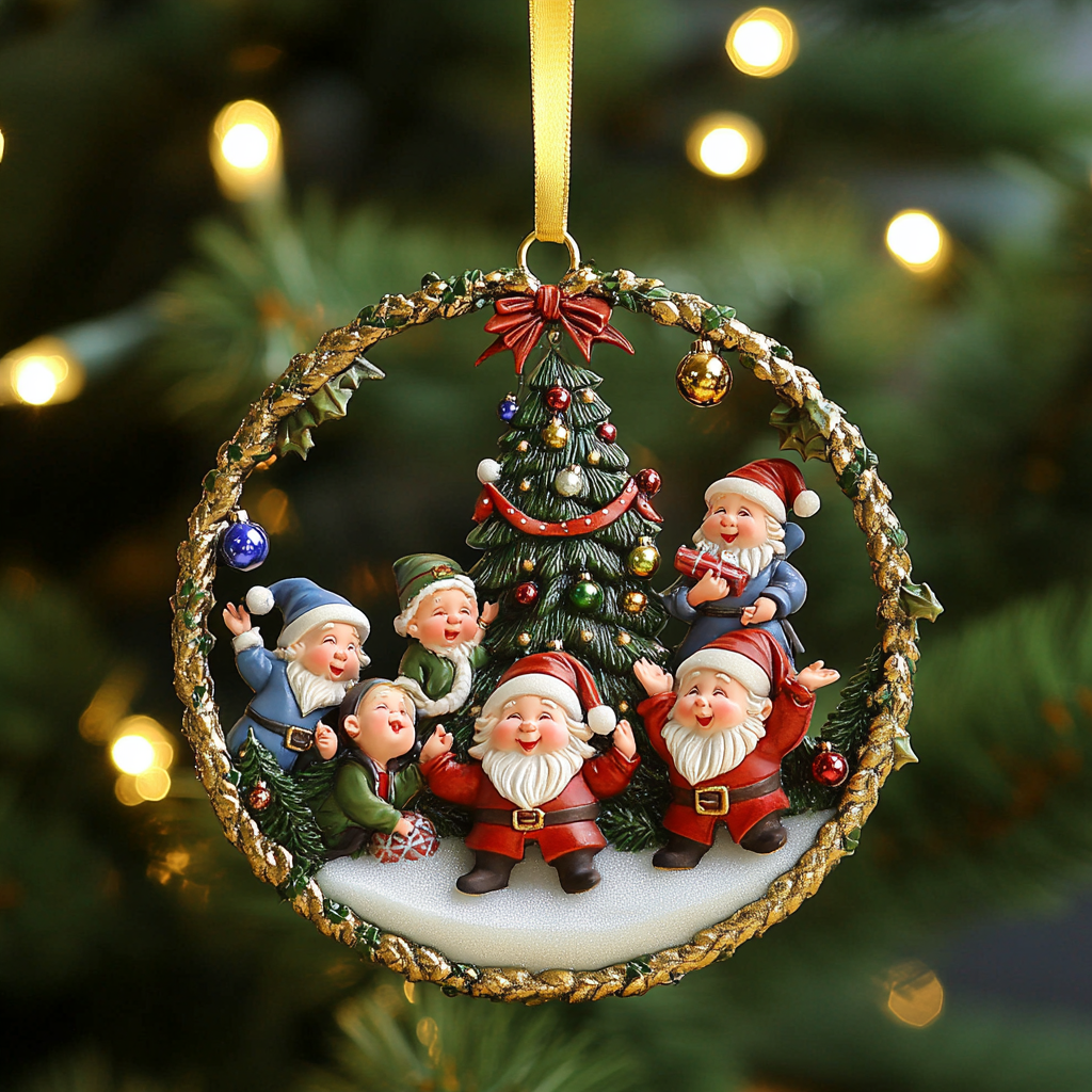 Festive Friends Mica Ornament NCU0VH034