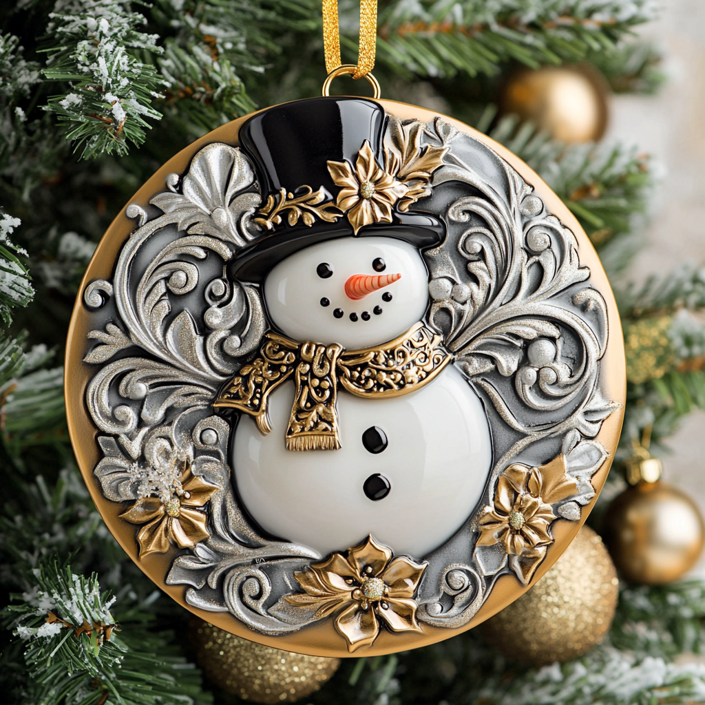 Frosty Cheer Mica Ornament NCU0VL040