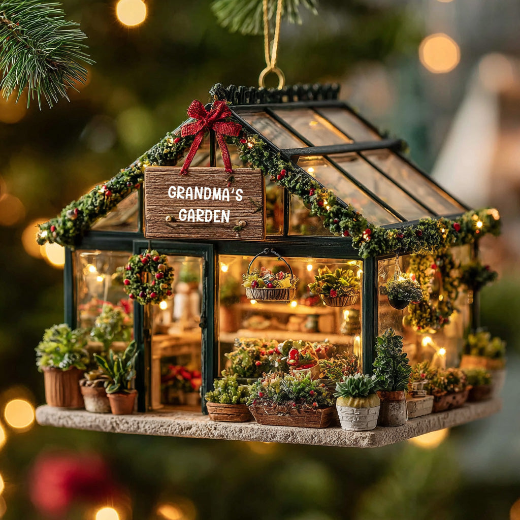 Grandma's Garden Mica Ornament NCU0HT005