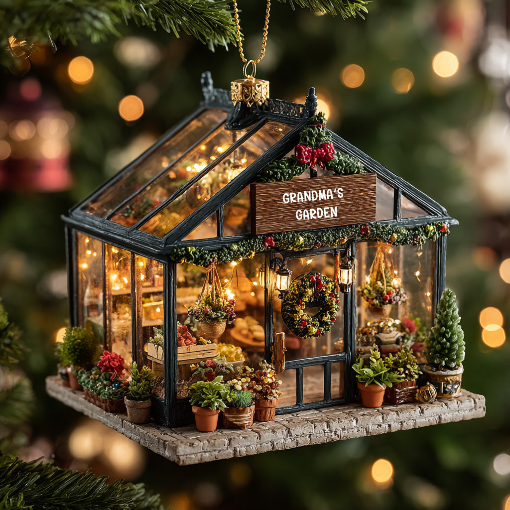 Grandma’s Little Garden Mica Ornament NCU0HT011