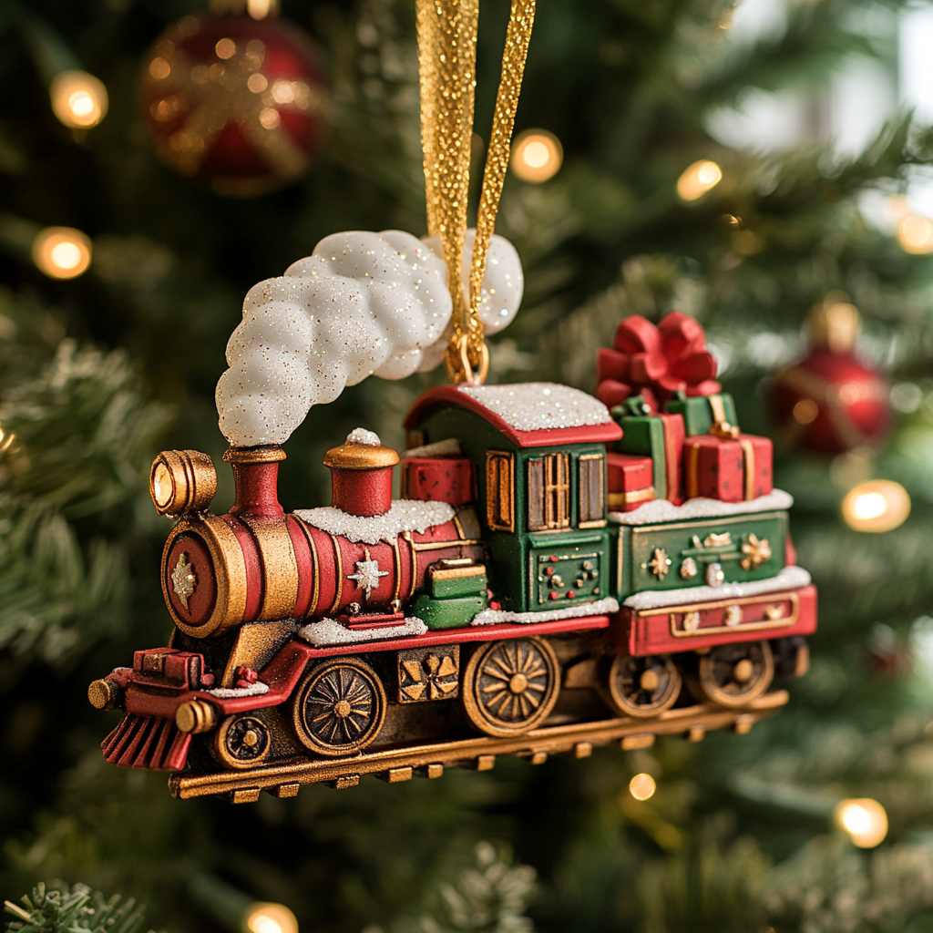 Merry Tracks Mica Ornament NCU0VH057
