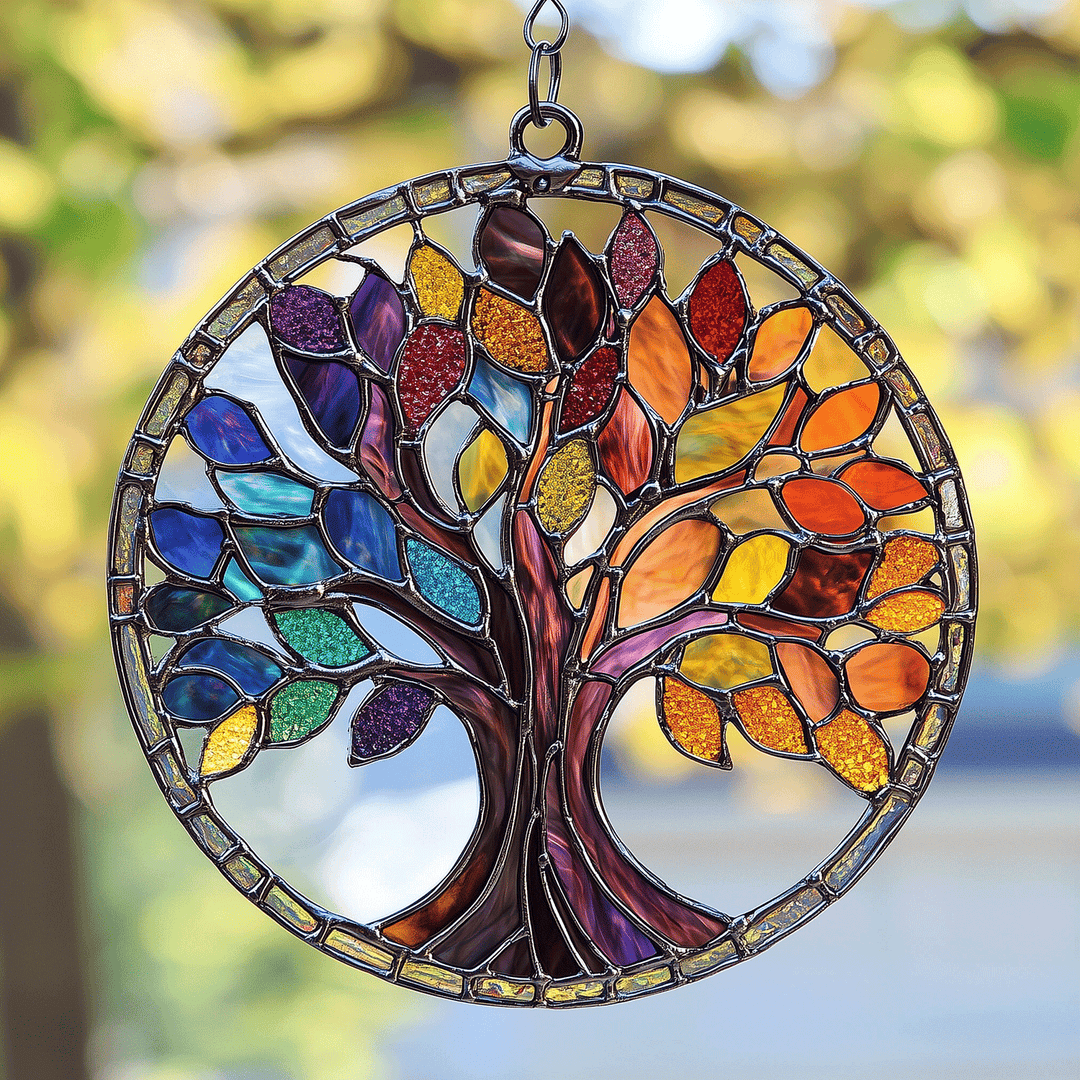 Mystic Rainbow Tree - Window Hanging Suncatcher NCU0TH041