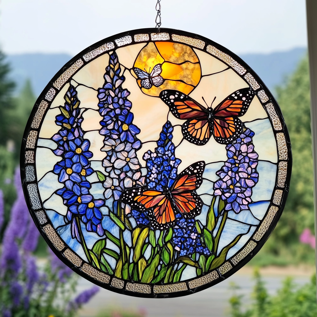 Radiant Butterfly offers Stained Glass