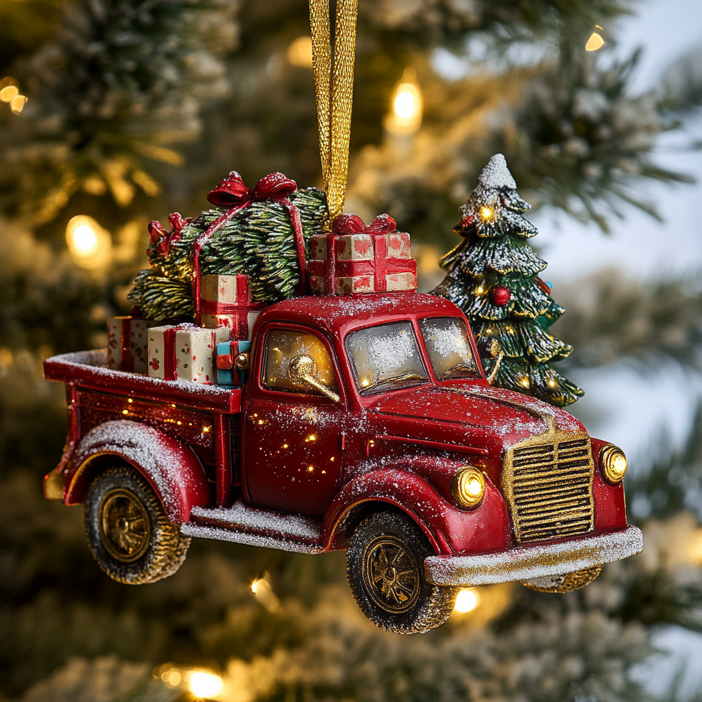 Red Joy Mica Ornament NCU0VH062