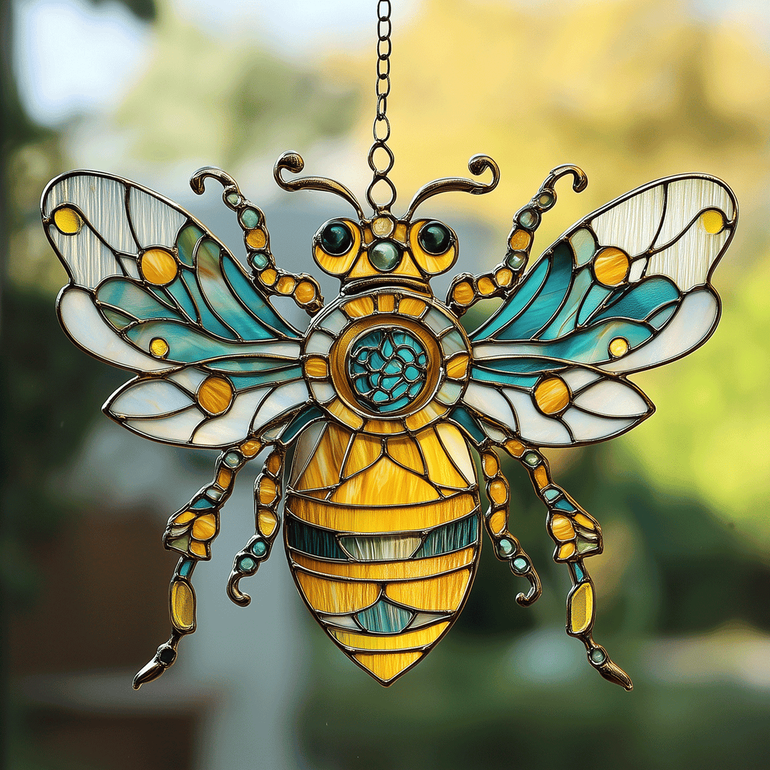 Royal Golden Bee - Window Hanging Suncatcher NCU0TH029