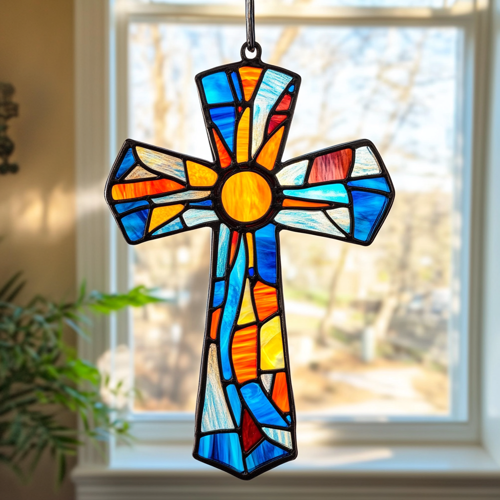 Sacred Savior - Window Hanging Suncatcher NCU0PD045