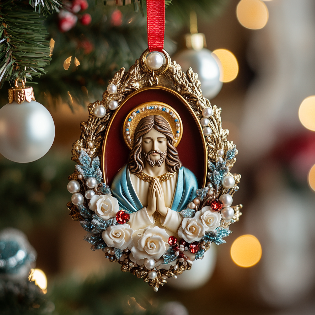 Sacred Serenity Mica Ornament NCU0TL099