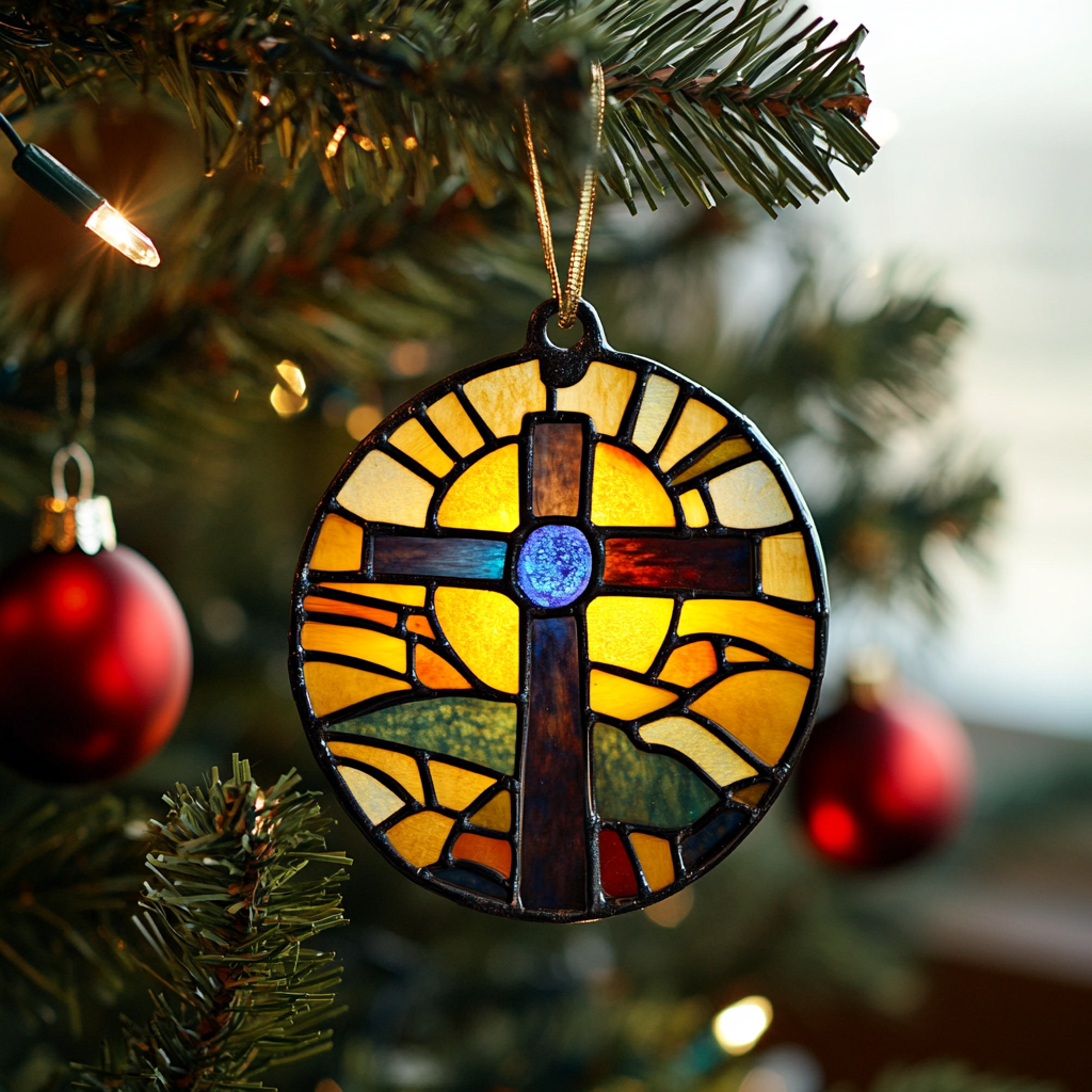 Shield of Faith Mica Ornament NCU0PT110
