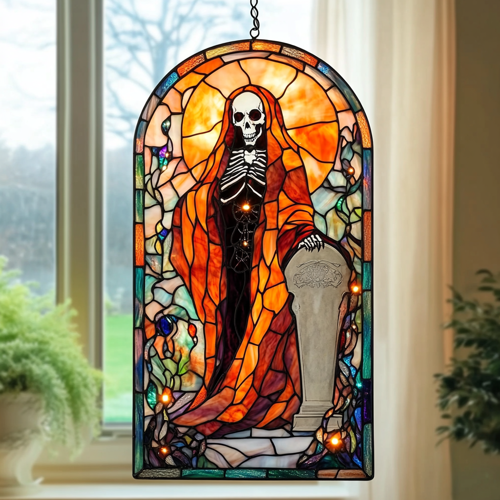 Skeleton Halloween - Window Hanging Suncatcher NCU0PD036