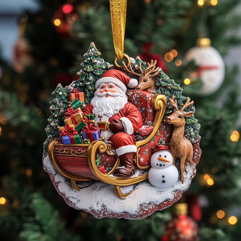 Snowy Surprise Mica Ornament NCU0VH022
