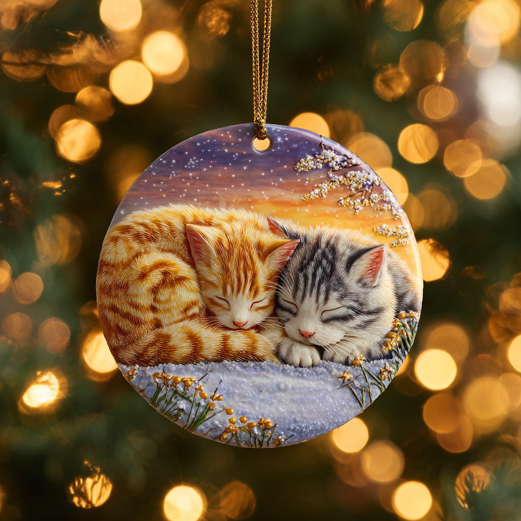 Sunset Nap Ceramic Ornament NCU0DH221