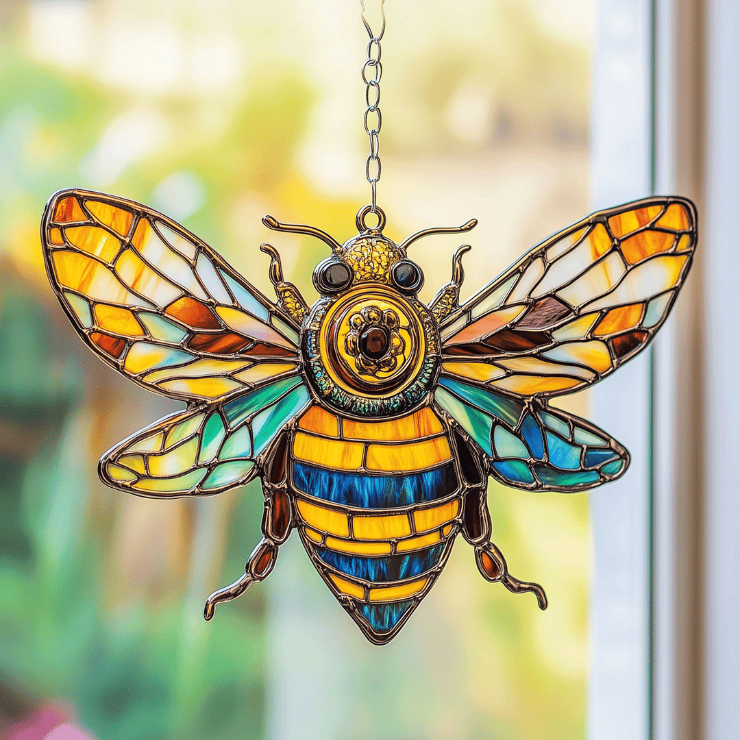 Vibrant Honeybee - Window Hanging Suncatcher NCU0TH031