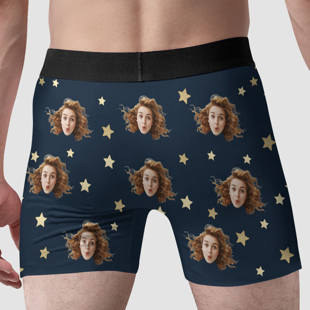 Rated By Her - Personalized Custom Men's Boxer Briefs - Gift For Couple, Boyfriends, Husband