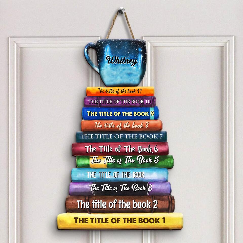 Personalized Door Sign - Gift For Reading Lover - Reading Room