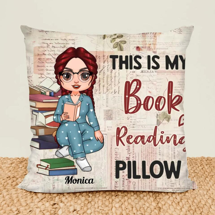 Personalized Pillow Case - Gift For Reading Lover - My Book Reading Pillow ARND0014