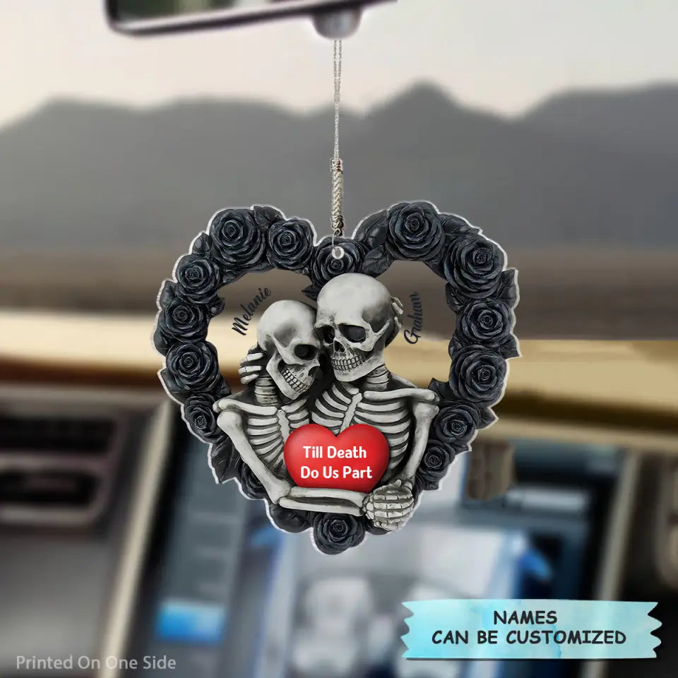 You And Me We Got This Personalized Car Hanging Ornament - Gift For Couple - My Life Got Brig Personalized Deer Ornaments