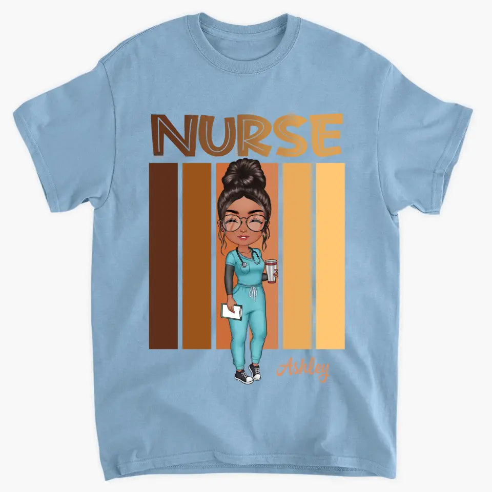 Love Nurse Life V2 - Personalized Custom T-shirt - Nurse's Day, Appreciation Gift For Nurse