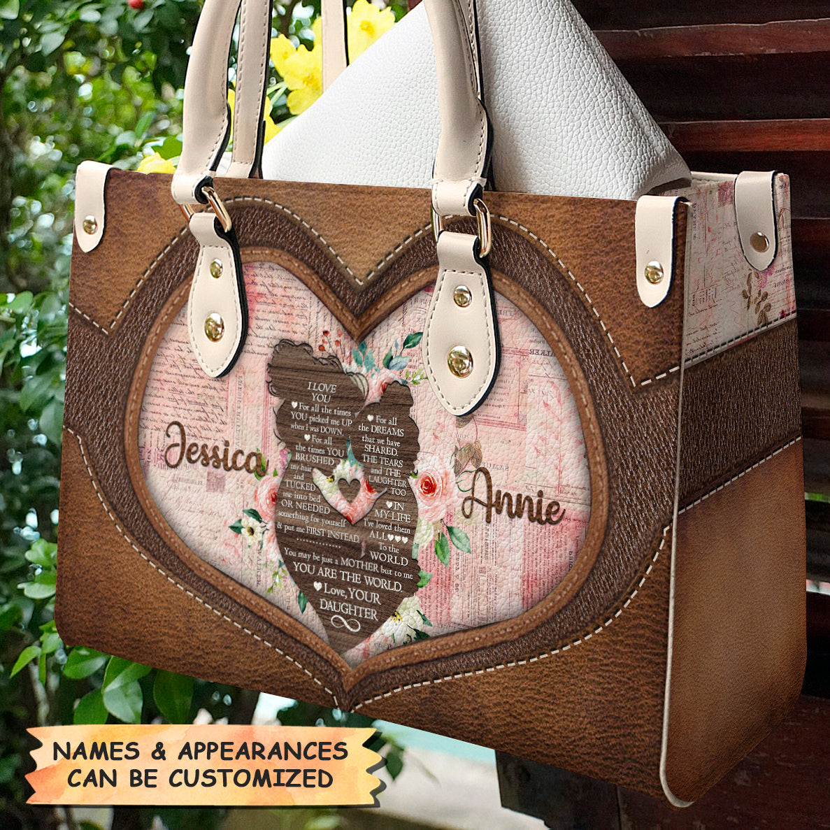 Personalized Leather Bag Gift For Mom To My Mom – A Gift