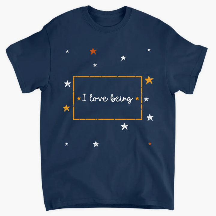 Reasons I Love Being Grandpa - Personalized Custom T-shirt - Gift For Grandpa, Family Members, Dad