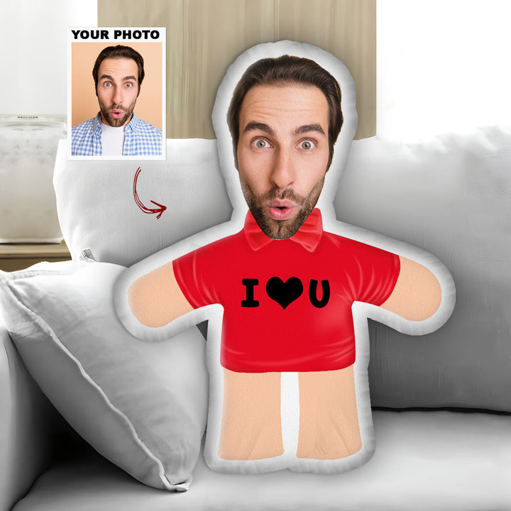 I Love You So Much - Personalized Custom Shape Pillow - Gift For Couple, Boyfriend, Girlfriend, Wife, Husband, Family Members