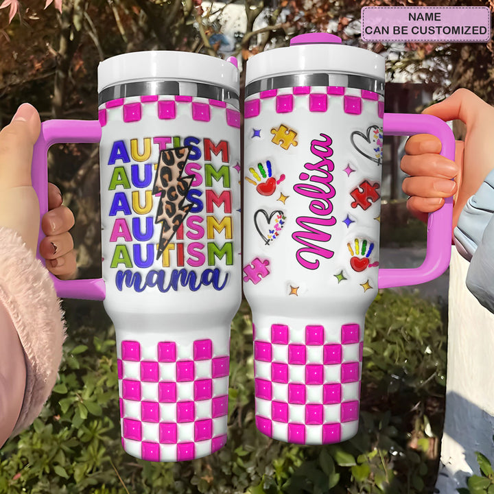Amazing Mama - Personalized Tumbler with Handle - NCU0TL014