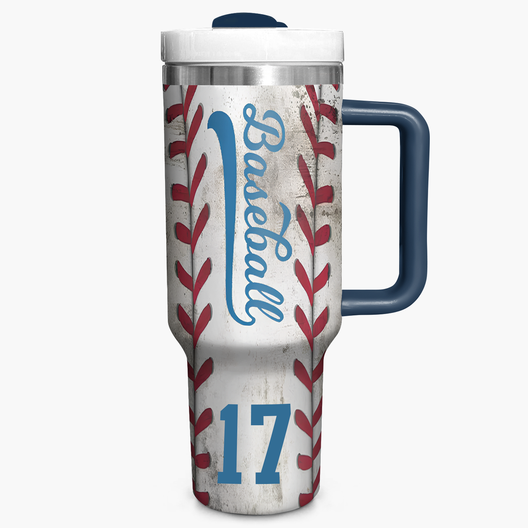 Baseball All of My Life - Personalized Tumbler With Handle - NCU0DK001