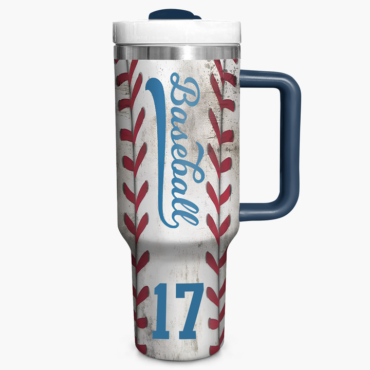 Baseball All of My Life - Personalized Tumbler With Handle - NCU0DK001