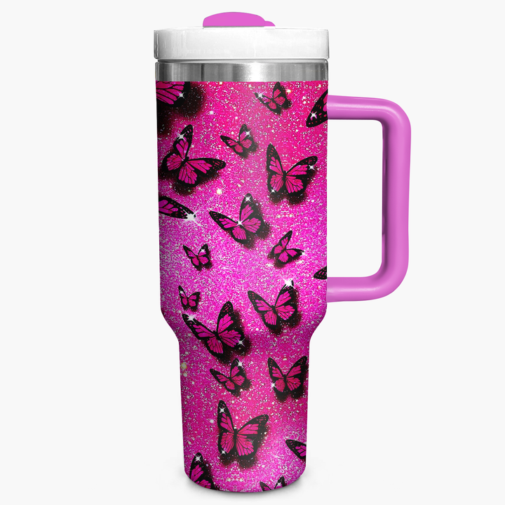 Sparkling Butterfly - Tumbler With Handle NCU0PT002